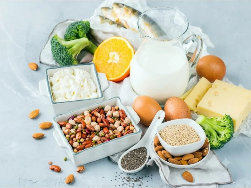 Các thực phẩm giàu canxi